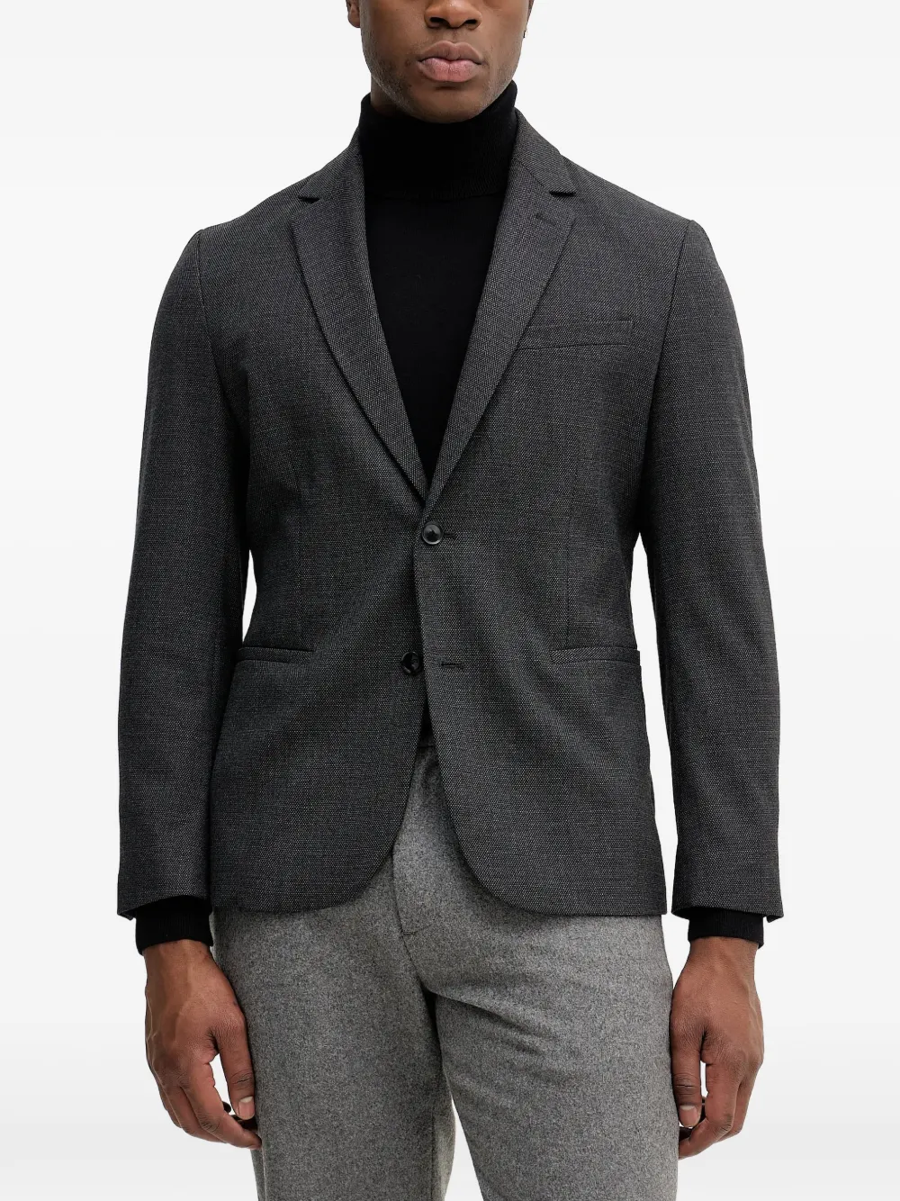 Sisley single-breasted blazer - Grigio
