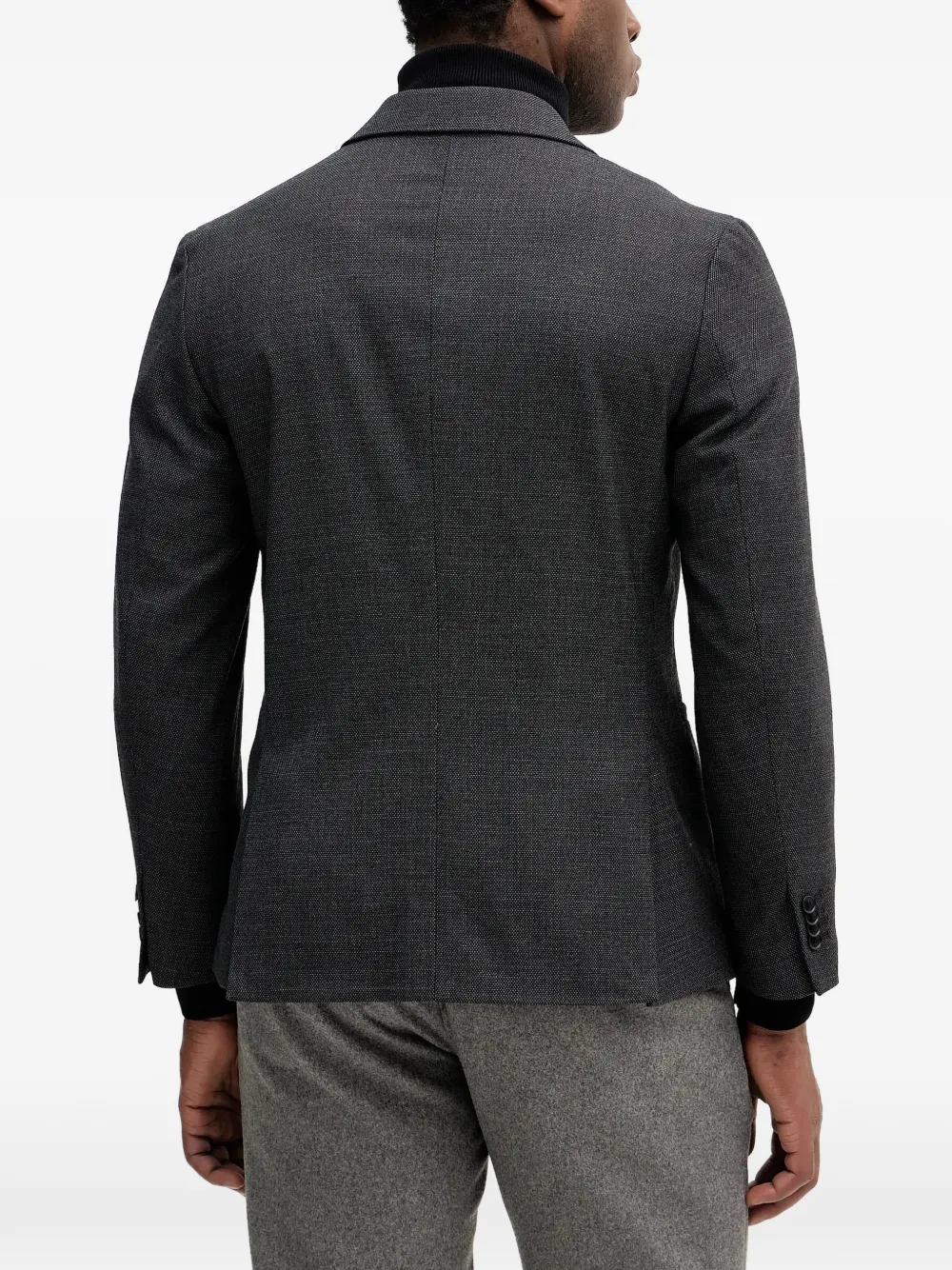  Sisley Single-breasted Blazer - Grey 