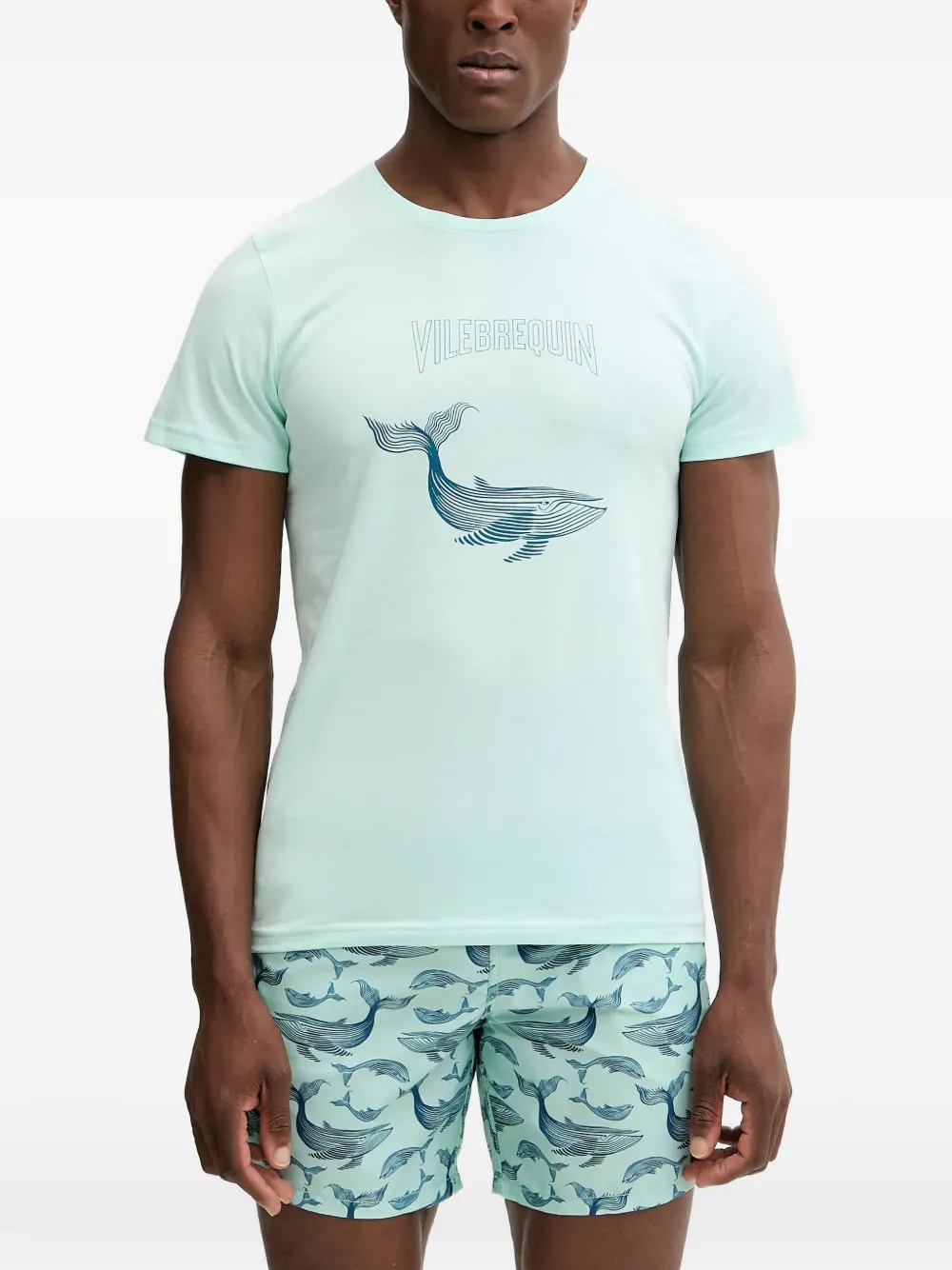 Vilebrequin whale-print T-shirt - Grün