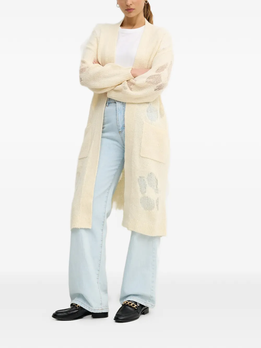 Benetton Pocket Patterned Knitwear - Neutrals 