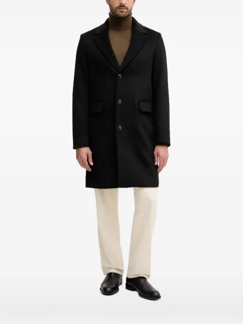 Sisley notched-lapels single-breasted coat