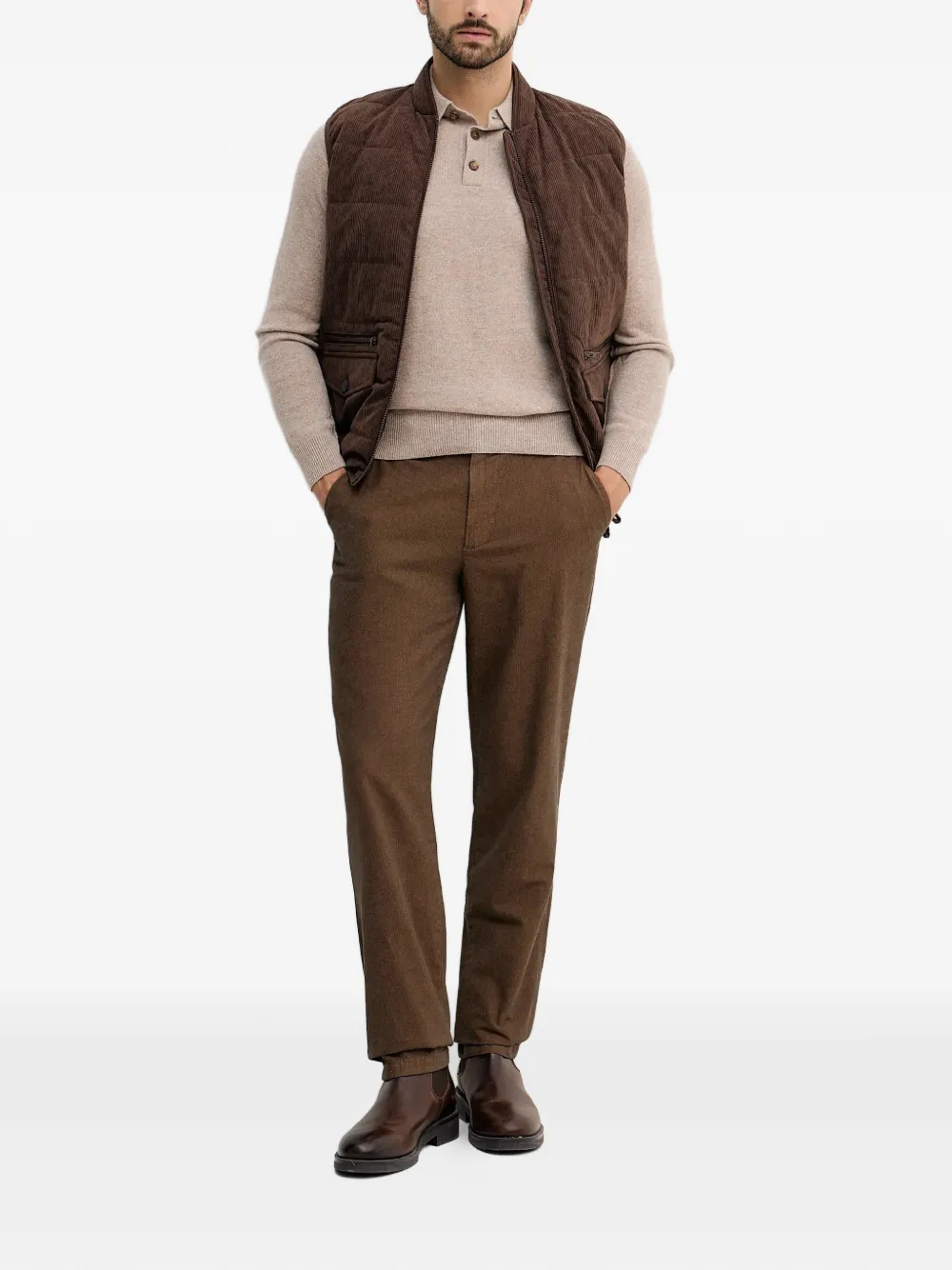 Benetton corduroy zip-up jacket | Shirt Jackets | Image 2