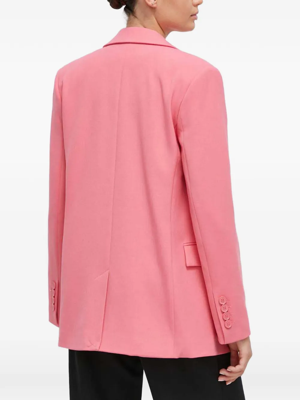 Benetton double-breasted blazer - Roze