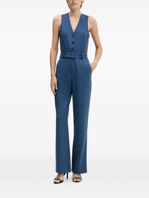 Sisley belted jumpsuit