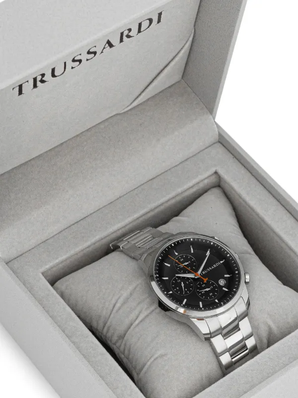 Trussardi クロノグラフ 45mm 腕時計 | ブラック | FARFETCH JP