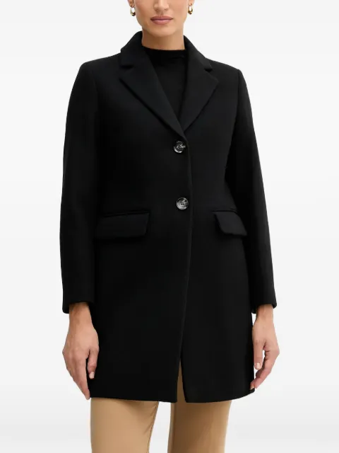 Sisley buttoned pocketed single-breasted coat
