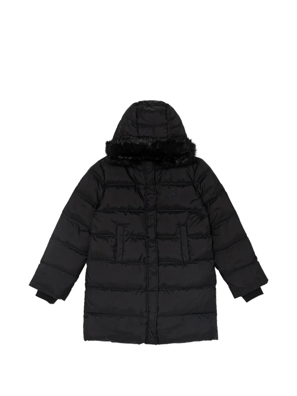 Benetton hooded padded jacket - Nero