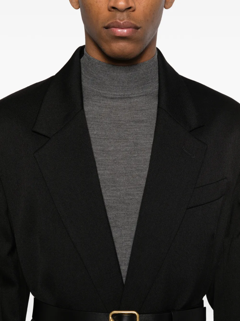 TOM FORD Top met gemêleerd effect Grijs