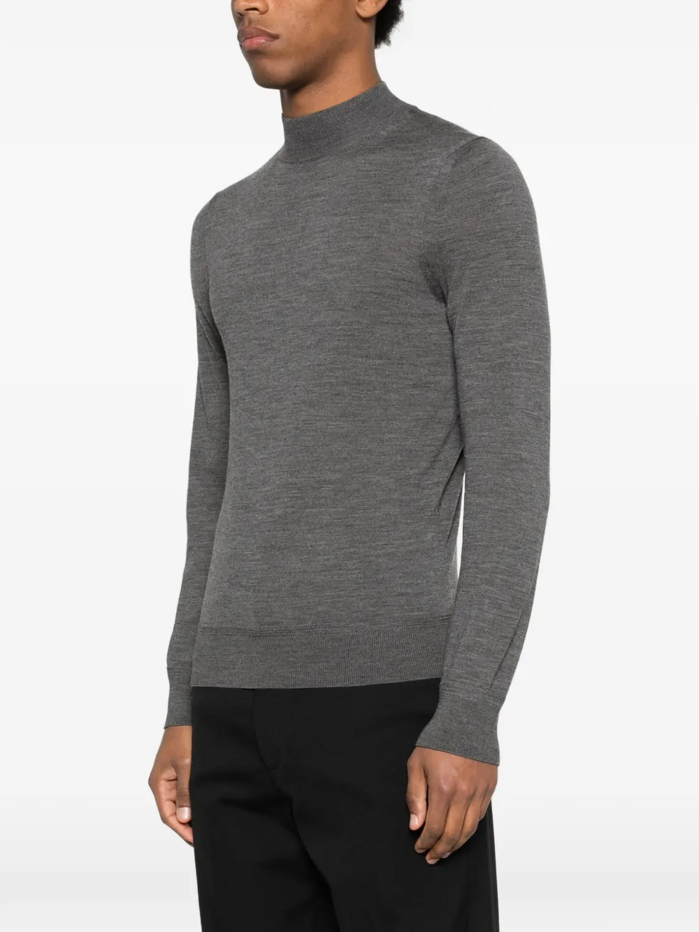 TOM FORD Top met gemêleerd effect Grijs