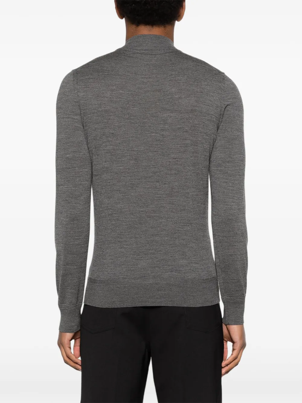 TOM FORD Top met gemêleerd effect Grijs