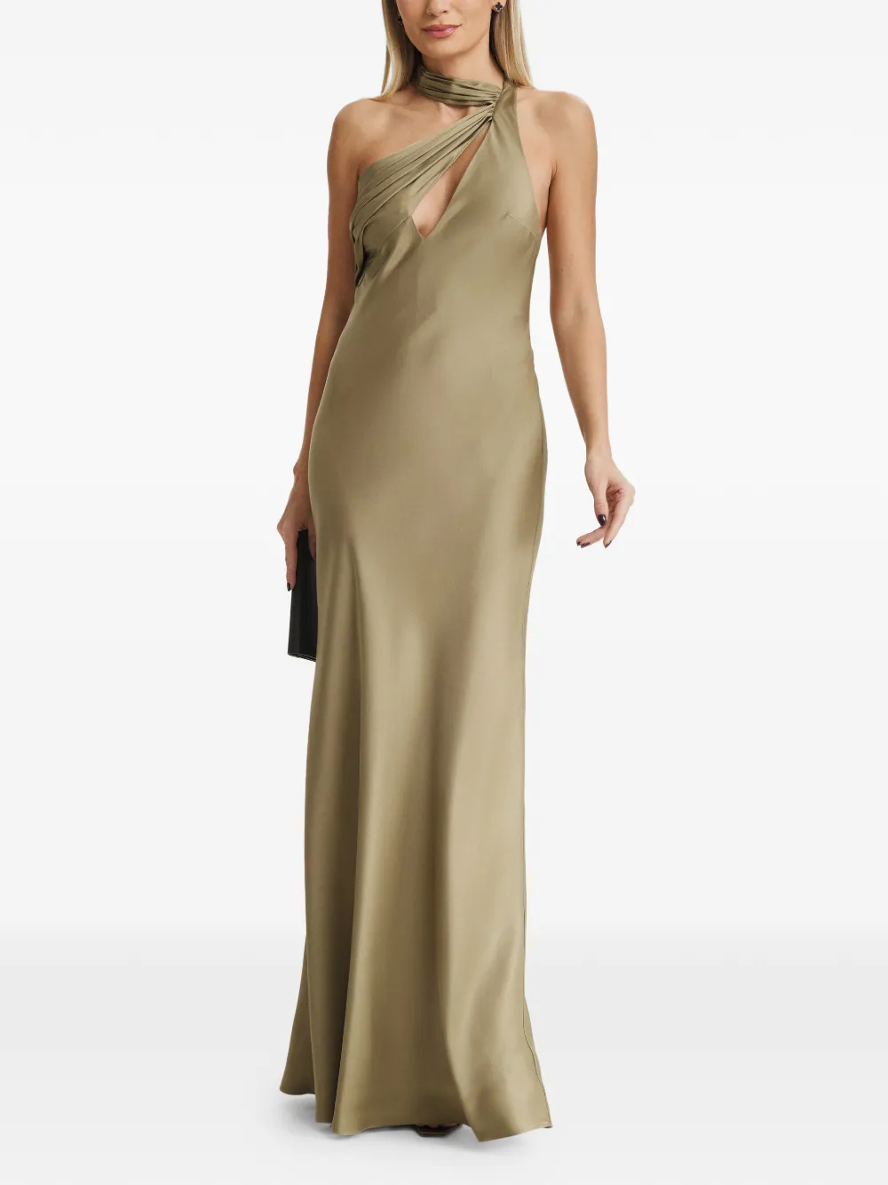 IL VOLO Vionne halterneck maxi dress - Beige