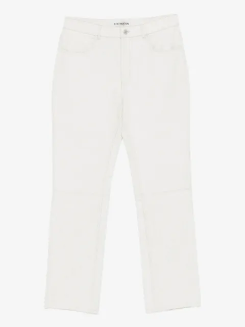 COLE BUXTON pantalones con efecto agrietado