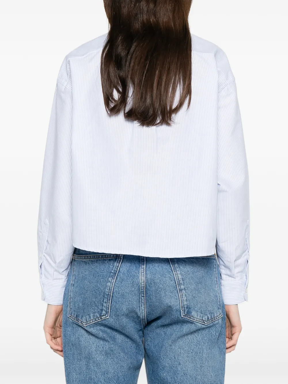 A.P.C. Sophia gestreepte blouse Wit