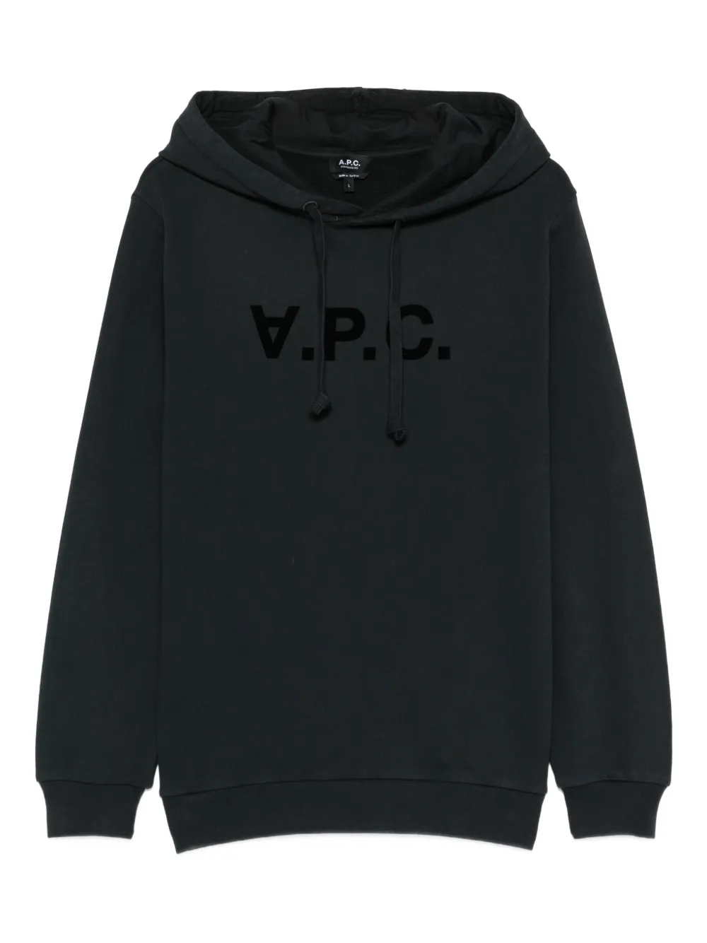 A.P.C. logo hoodie | Black | Image 1