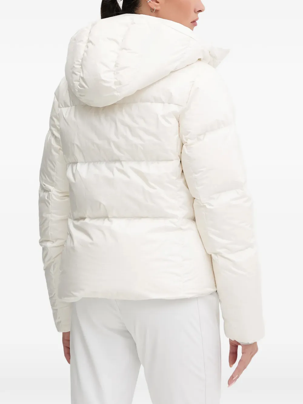  Peak Performance Hooded Padded Ski Jacket - White 