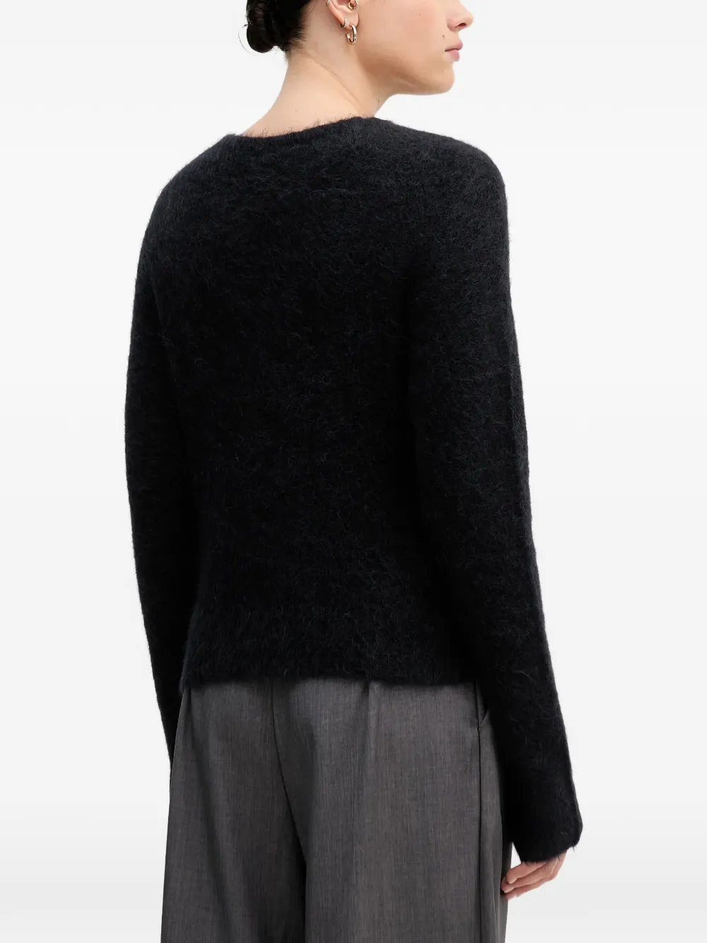  Sandro Ferrone Buttoned Cardigan - Black 