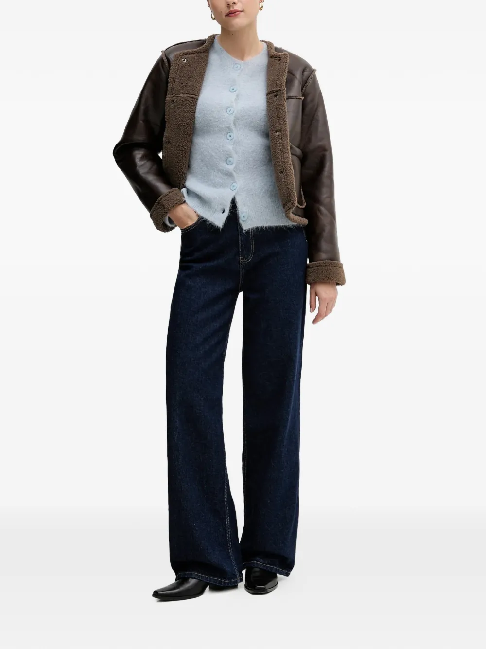  Sandro Ferrone Buttoned Cardigan - Blue 