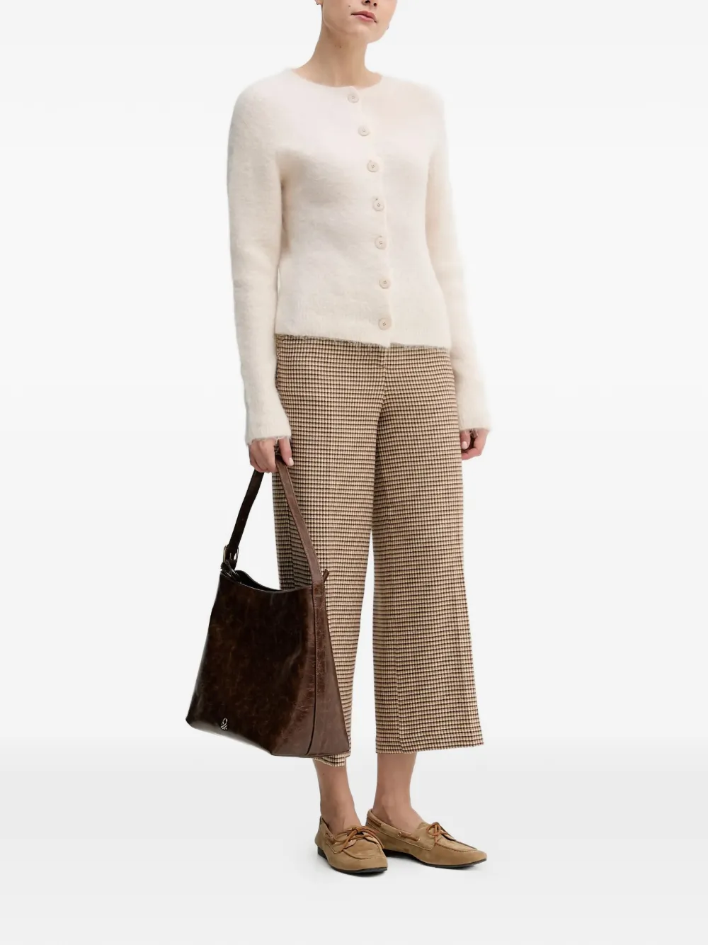  Sandro Ferrone Buttoned Cardigan - Neutrals 
