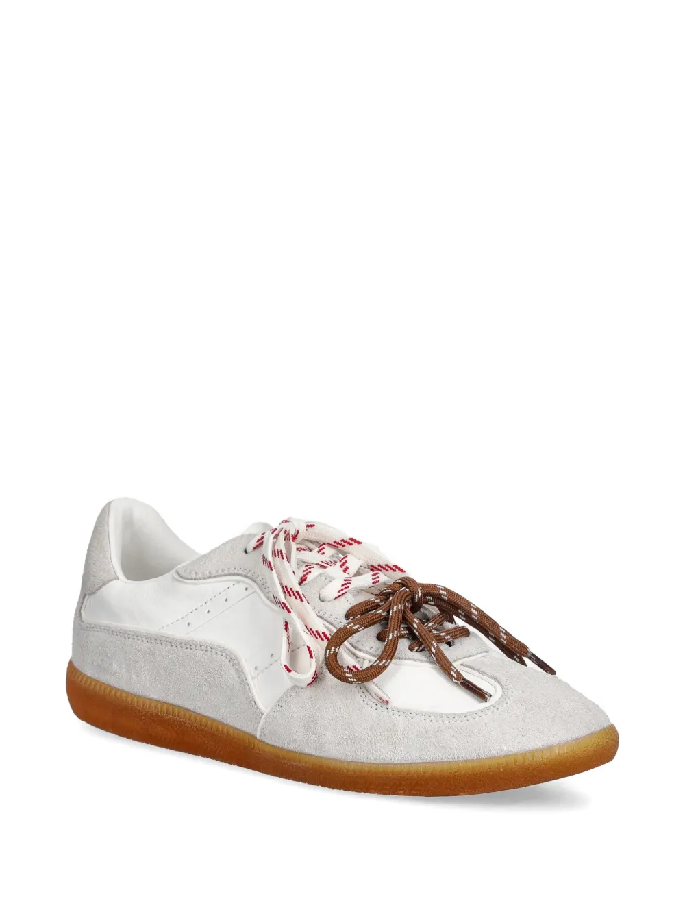 Nokwol August two-tone lace-up sneakers - Wit