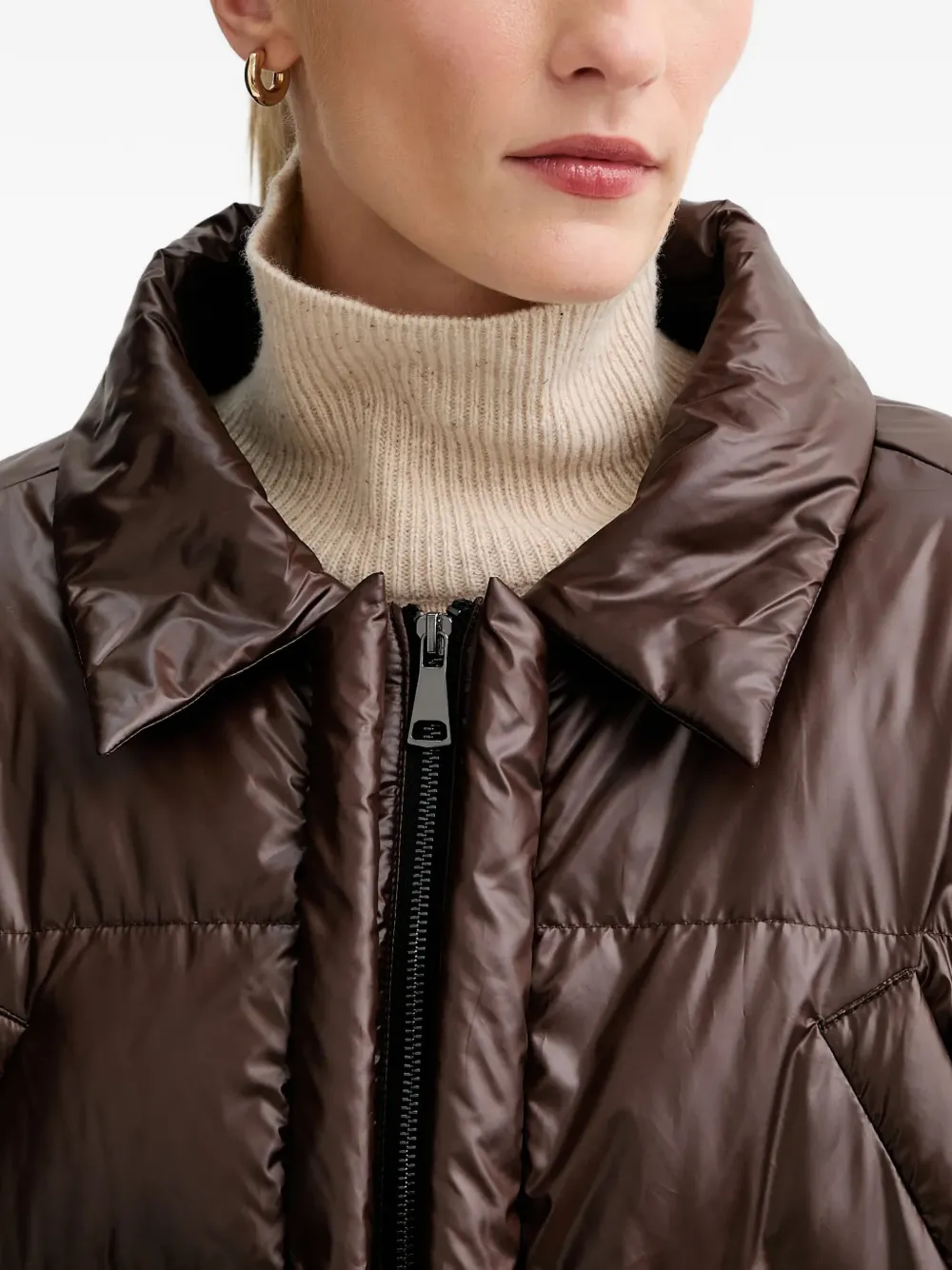 Hooded Padded Parka Coat