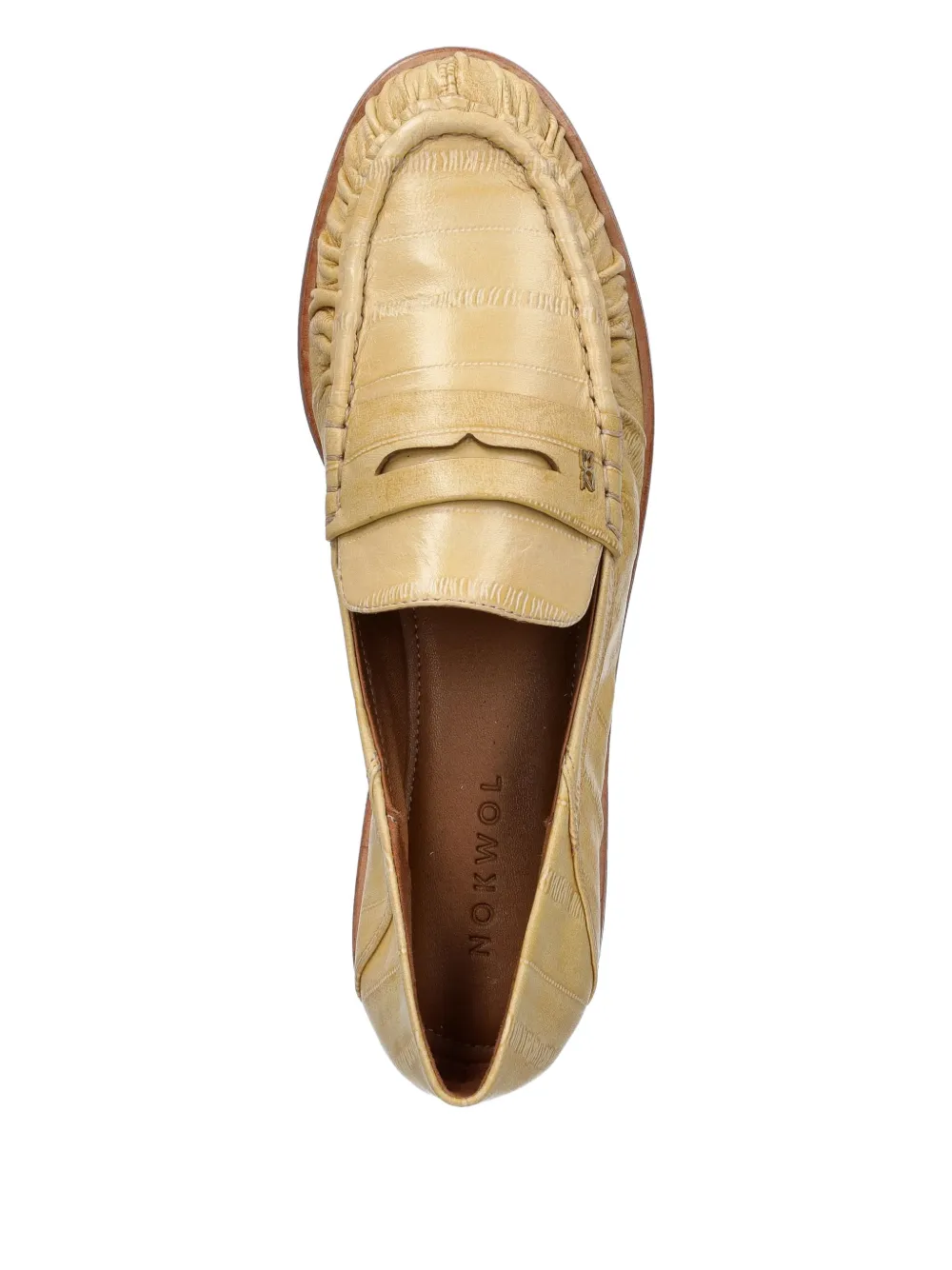 Nokwol Mica Butter Eel loafers Beige