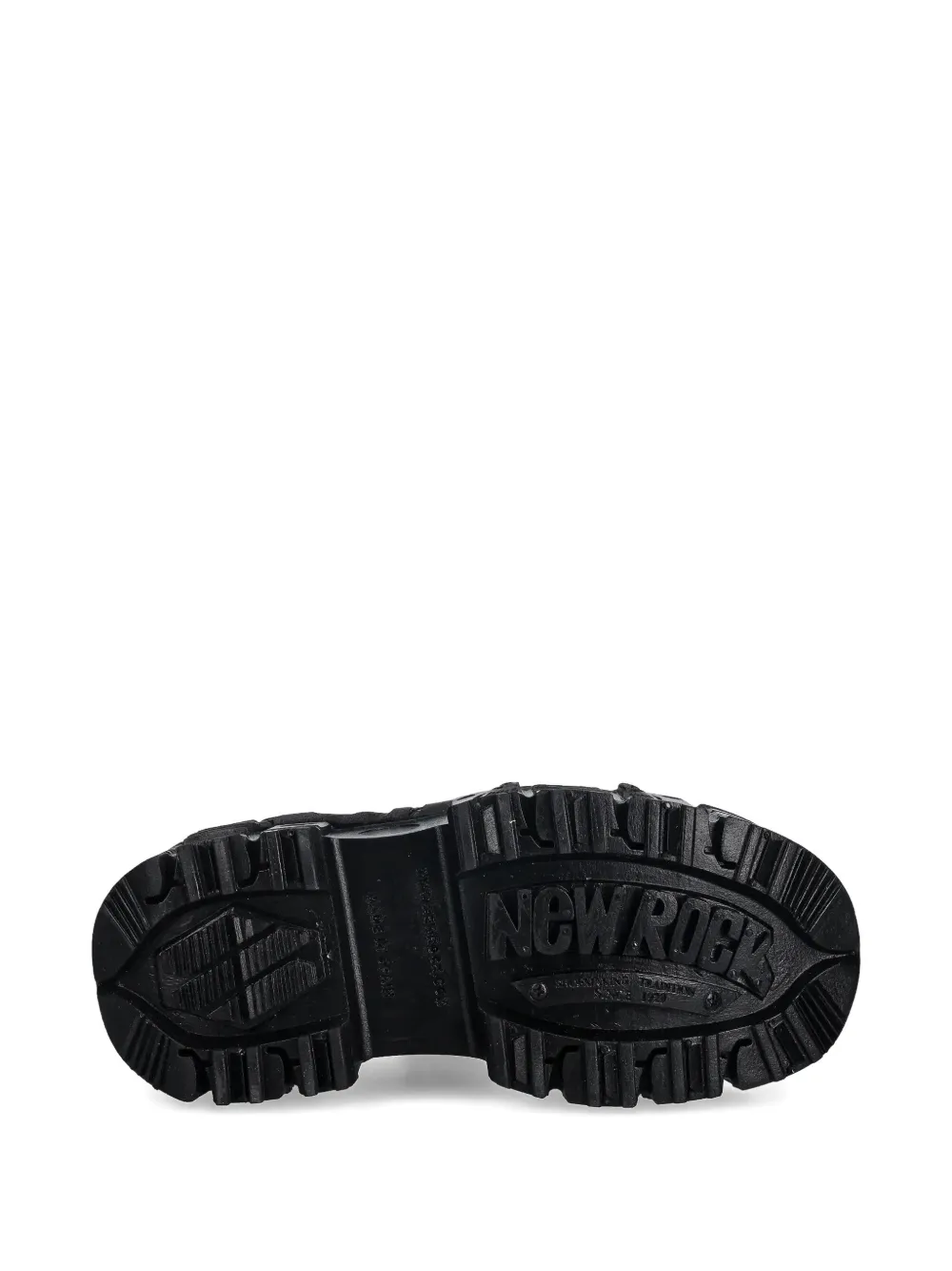 NEW ROCK platform lace-up sneakers Zwart