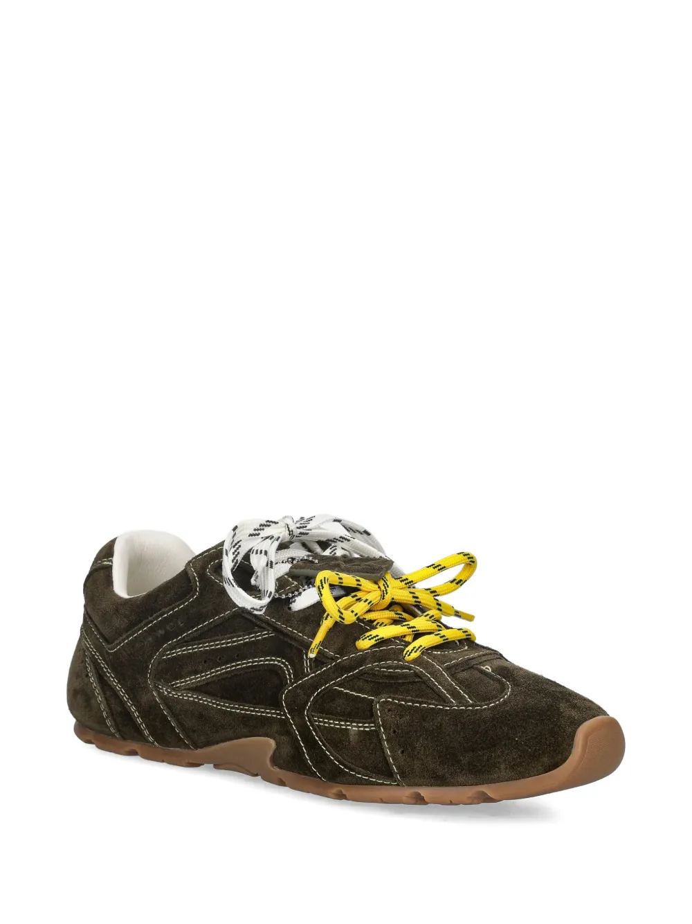 Nokwol Atlas contrast-stitch sneakers - Bruin
