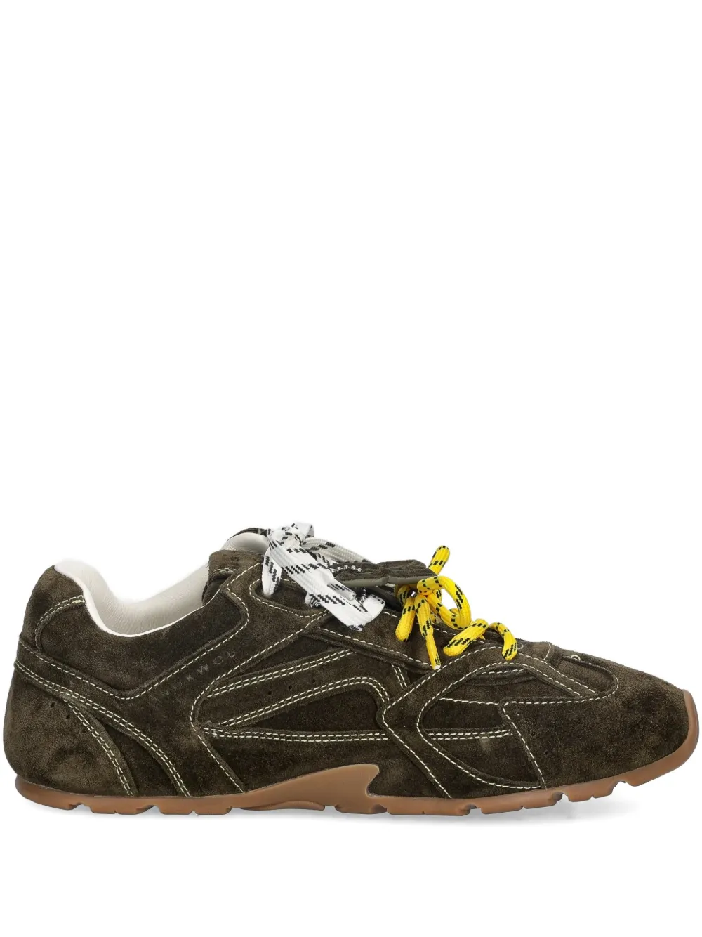 Nokwol Atlas contrast-stitch sneakers - Braun