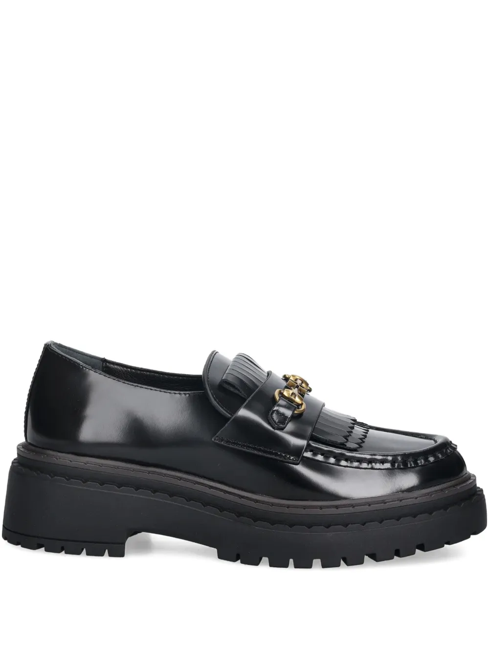 Nokwol Perry fringed loafers | noir | Image 1
