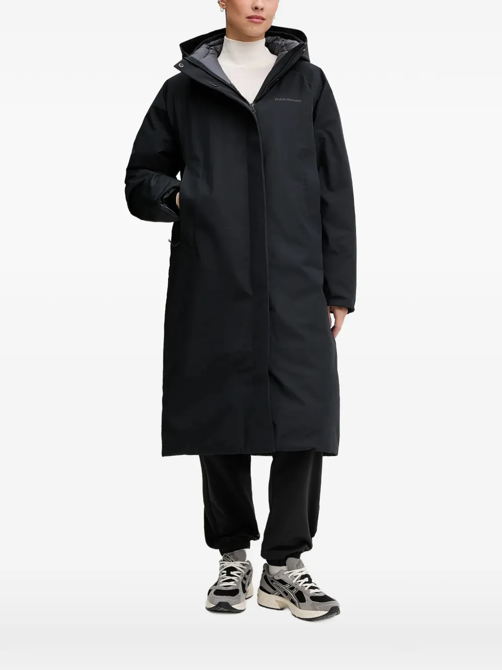 Peak Performance hooded parka coat - Nero