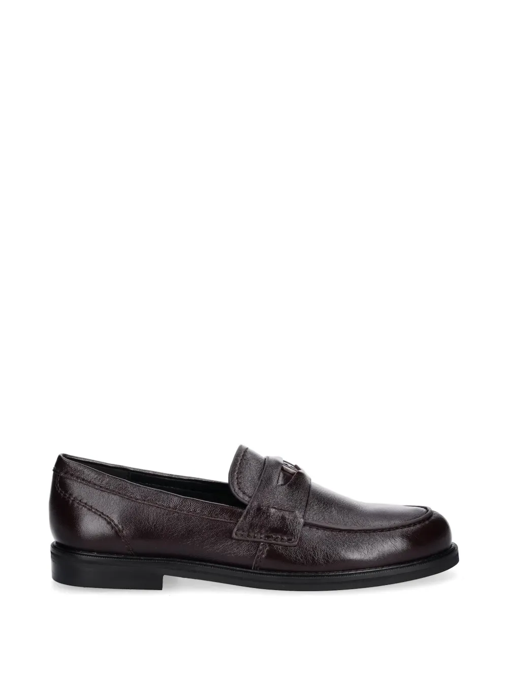 Nokwol leather strap loafers - Rosso