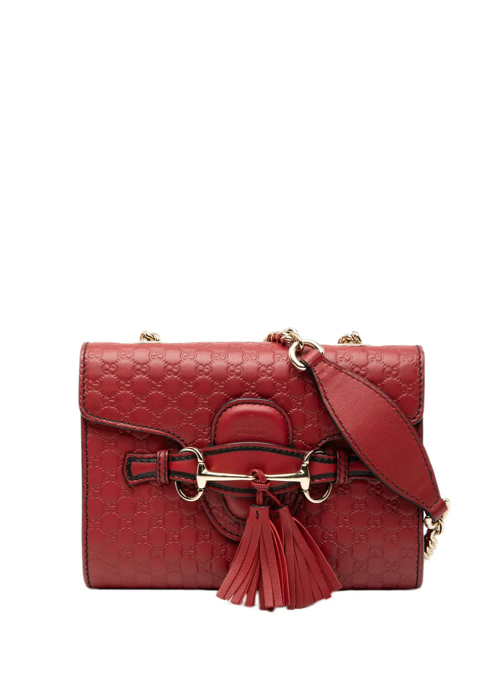 Gucci Pre-Owned Borsa a tracolla Microguccissima Emily mini 2000-2015 - Rosso