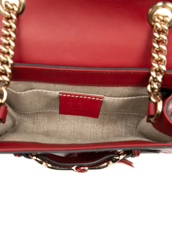 み*の様 美品☆希少正規品✨GUCCIショルダーバッグ GUCCI】グッチ『GGキャンバス チェーンショルダーバッグ』120940