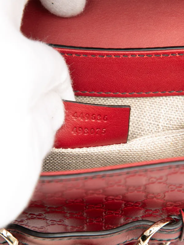 Gucci Pre-Owned 2000-2015 ミニ マイクログッチシマ エミリー