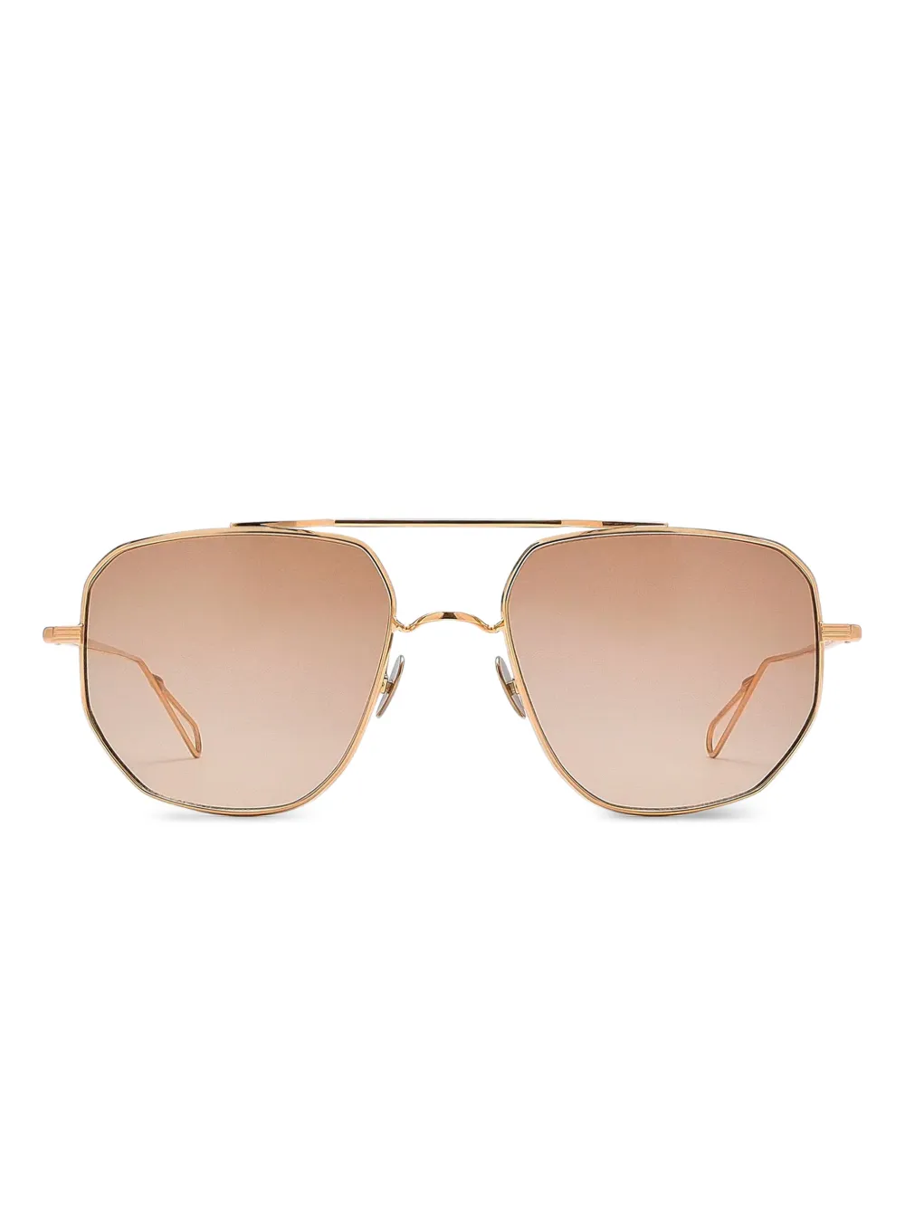 Ahlem x Campbell Addy 19 square-frame sunglasses - Oro