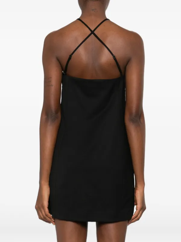 Diesel D-Elma Logo-cutout Mini Dress - Black