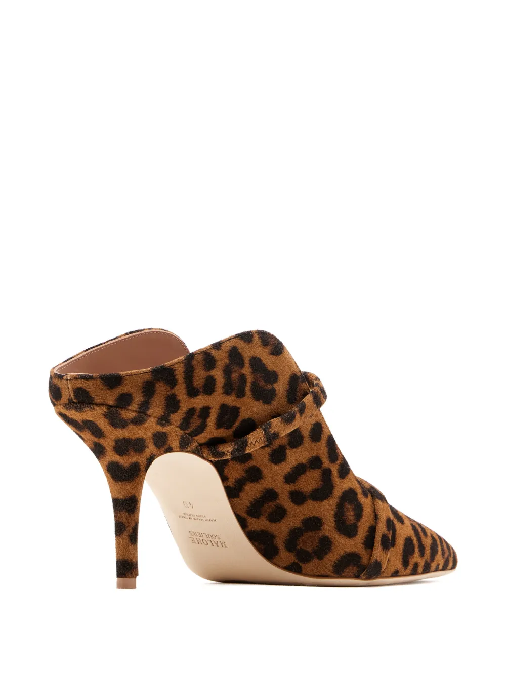 Malone Souliers leopard strap mules Bruin