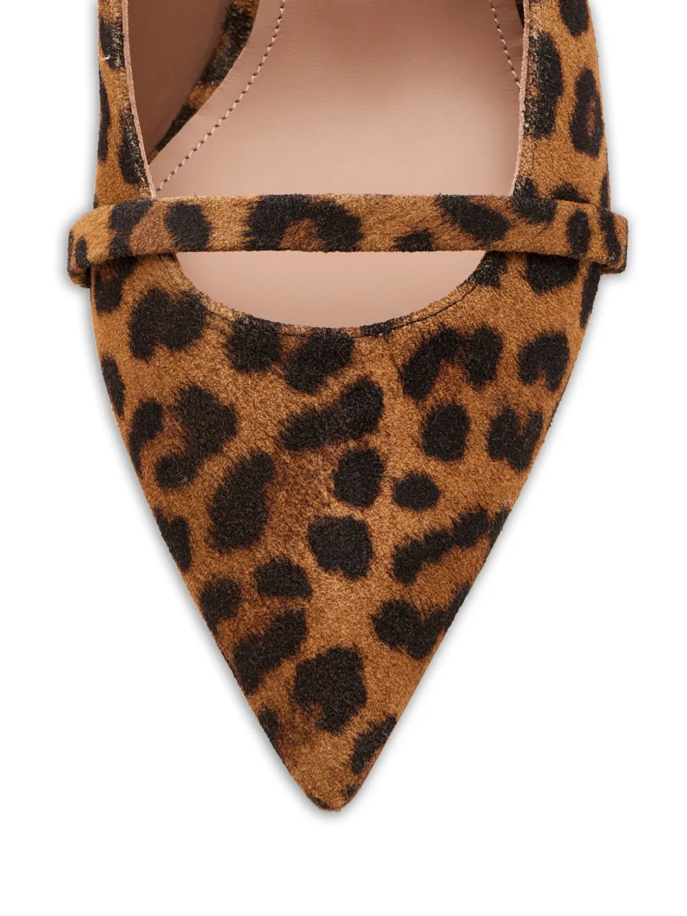 Malone Souliers Muiltjes met luipaardprint Bruin