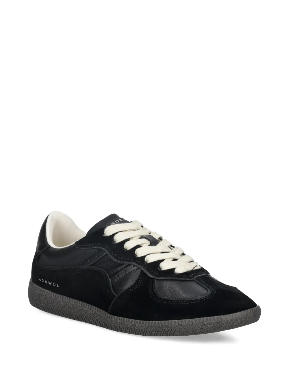 Nokwol August leather sneakers - Zwart