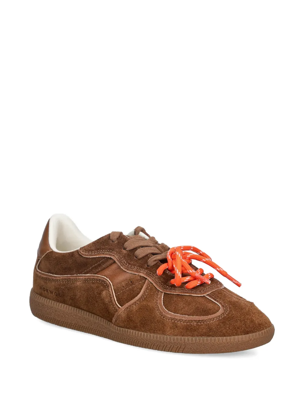 Nokwol August leather sneakers - Bruin
