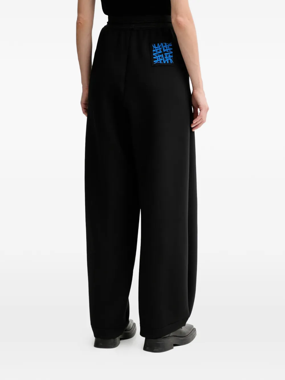  Mmc Studio Embroidered Track Pants - Black 