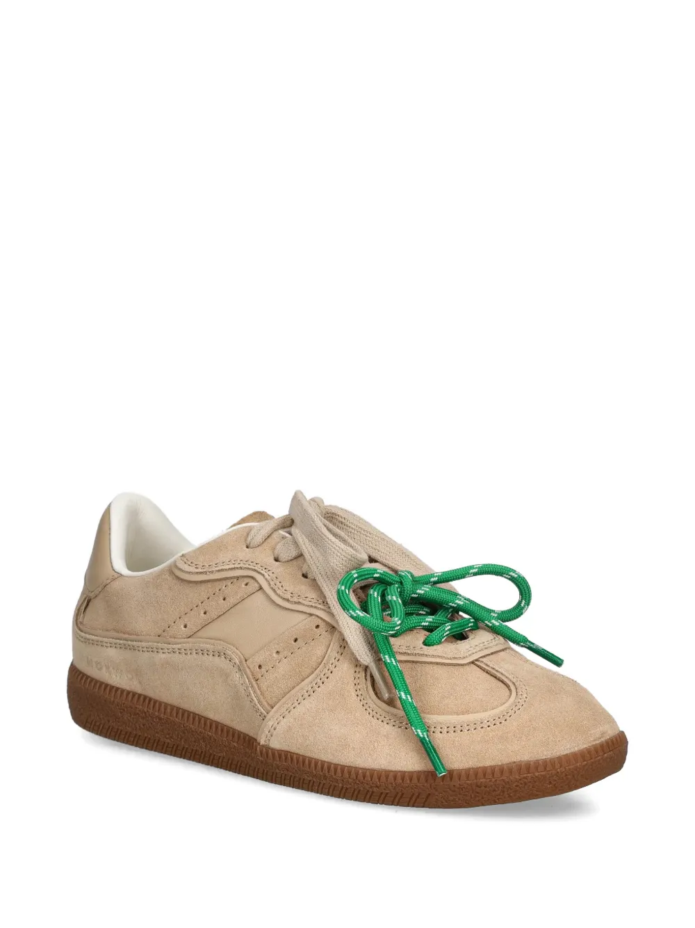Nokwol August suede panelled sneakers - Beige