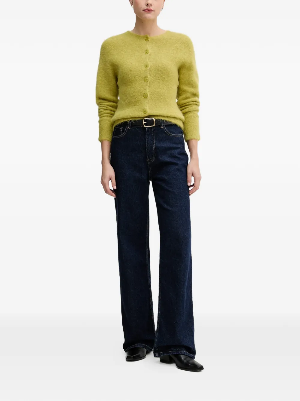  Sandro Ferrone Buttoned Cardigan - Green 