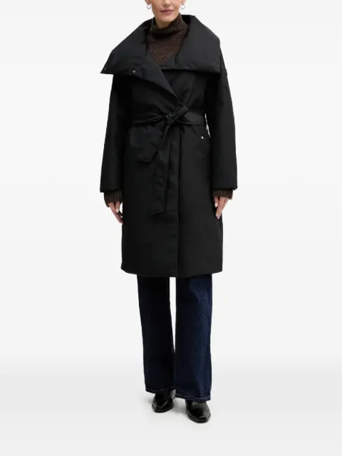 Moose Knuckles belted double-breasted coat