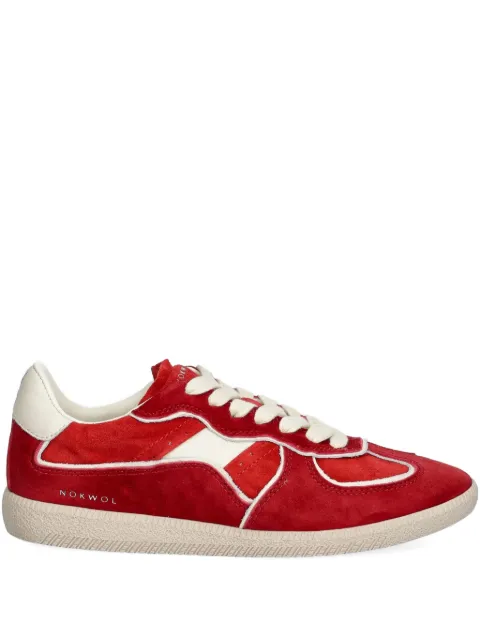 Nokwol August suede panel trainers