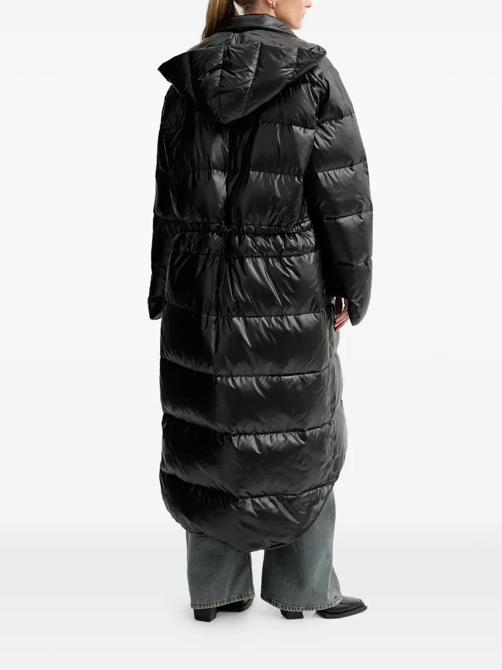  Mmc Studio Piumino Oversize Con Cappuccio - Nero 