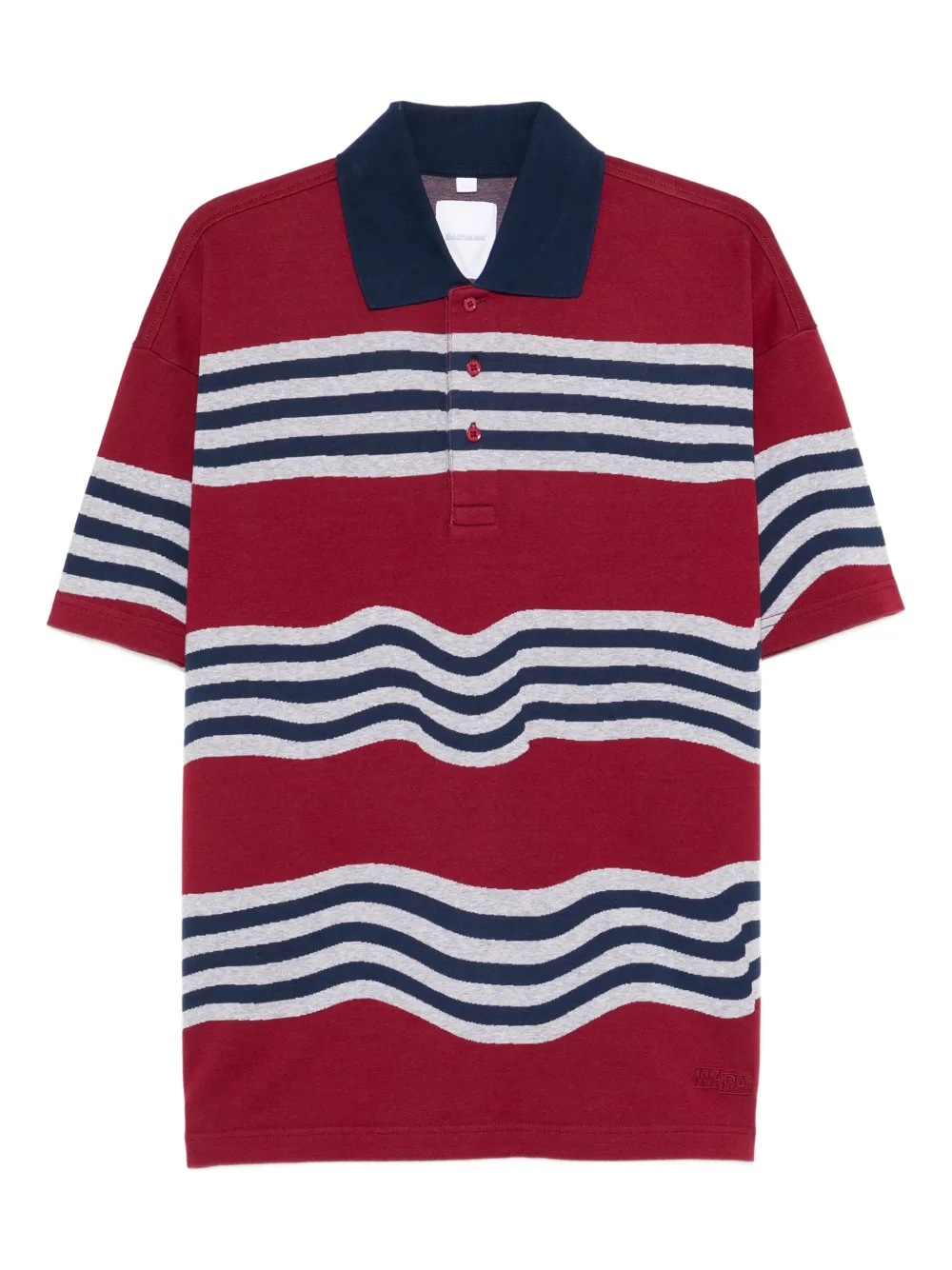 Napapijri polo à rayures | rouge | Image 1