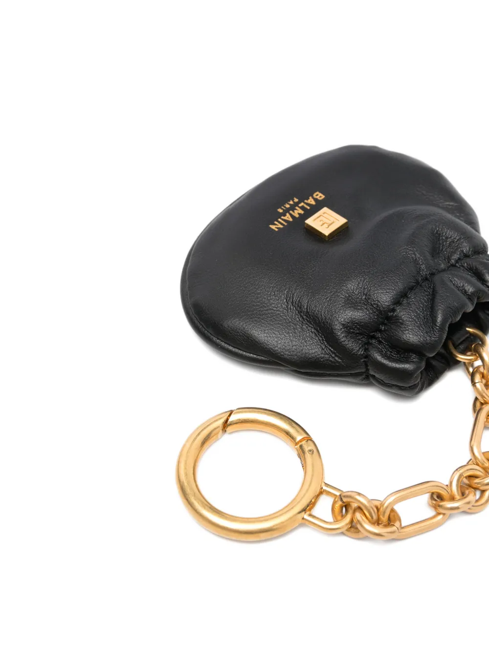Balmain Sleutelhanger met ketting Zwart