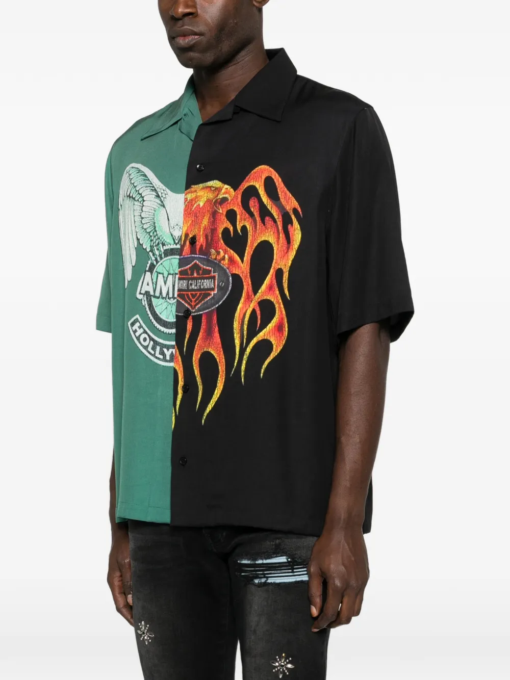  Amiri Buttoned Shirt - Green 