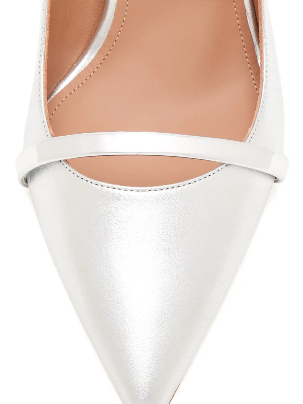 Malone Souliers Pumps met enkelbandje Zilver